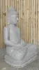 Product image 3 of the product “Seated Buddha made of Riverstone in Dhyana position - gesture of meditation, H.83 cm, natural. ”